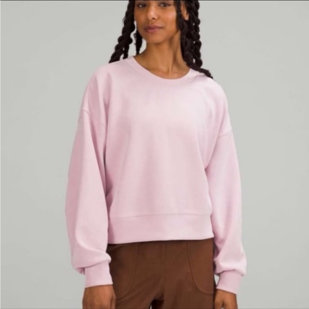 Lululemon perfectly oversized cropped softstreme sweatshirt